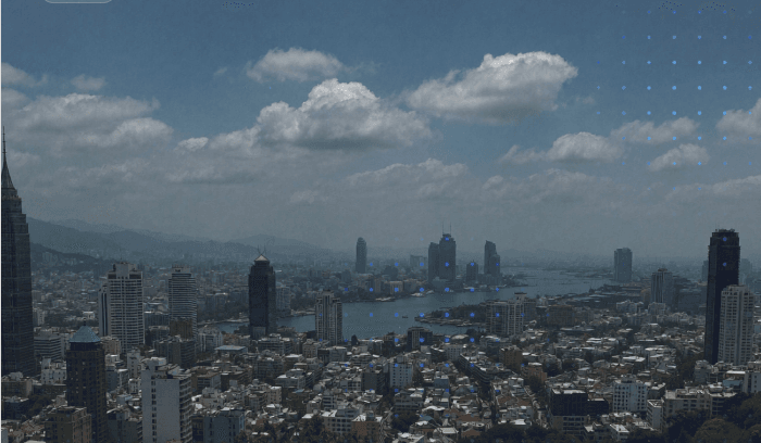 City skyline of a regulated banking hub in Vietnam